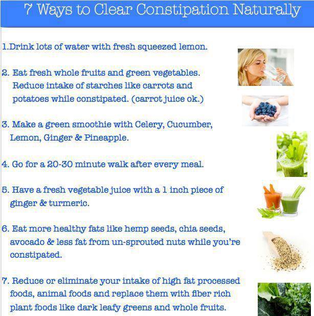 7 ways to clear constipation